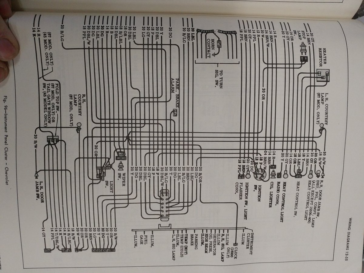 1966 Chevy pickup dash wiring diagram? | The H.A.M.B.