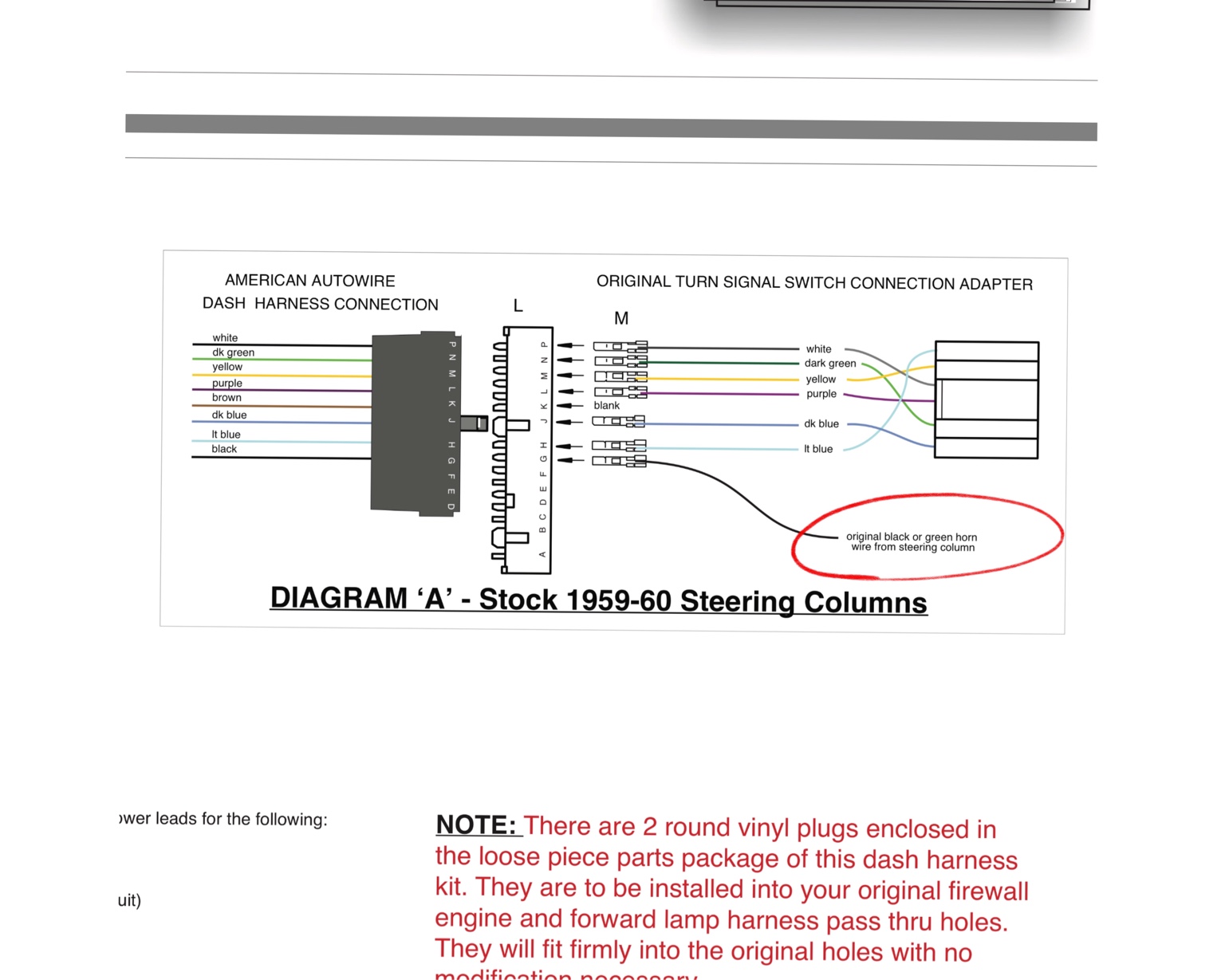 Technical - GM column wiring question - American Autowire kit | The H.A