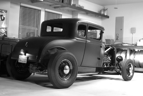 1930 Ford Coupe I must have looked out my front window fifty times today 
