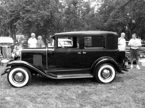 Recently his family found the old car and surprised him with it at the KKOA