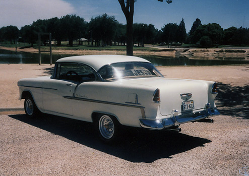 My first car was a 1955 Chevrolet hard top I've mentioned this plenty of