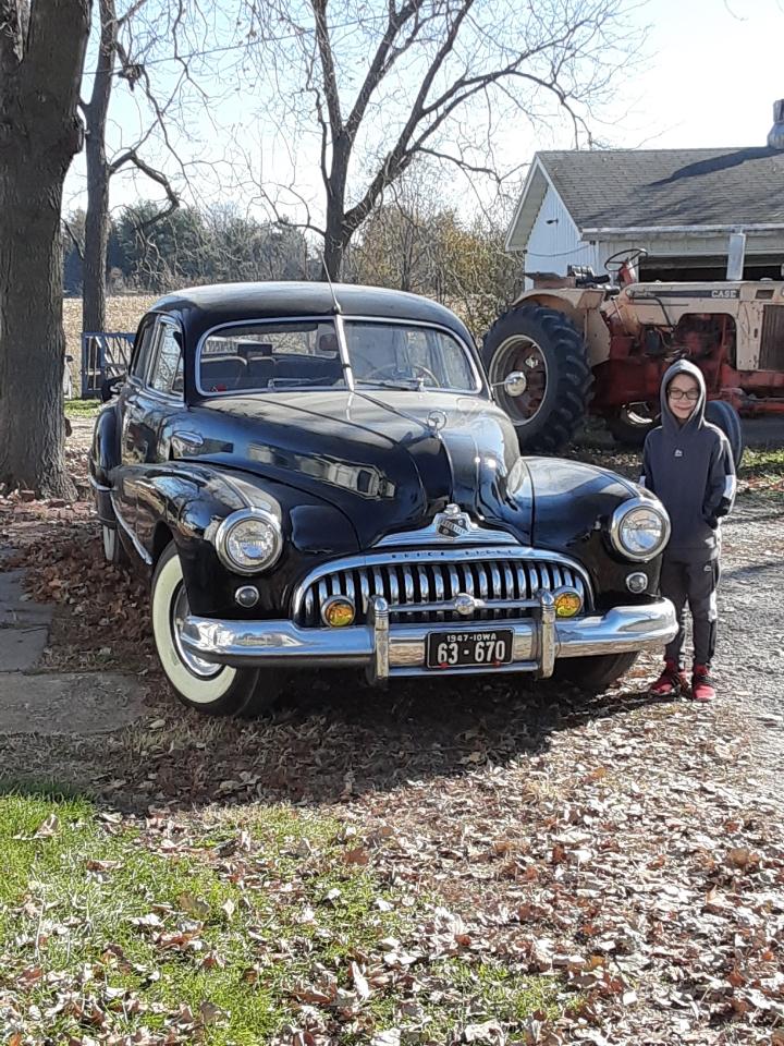 2021 11 6 Asa with 47 Buick Knoxville auction pickup.jpg