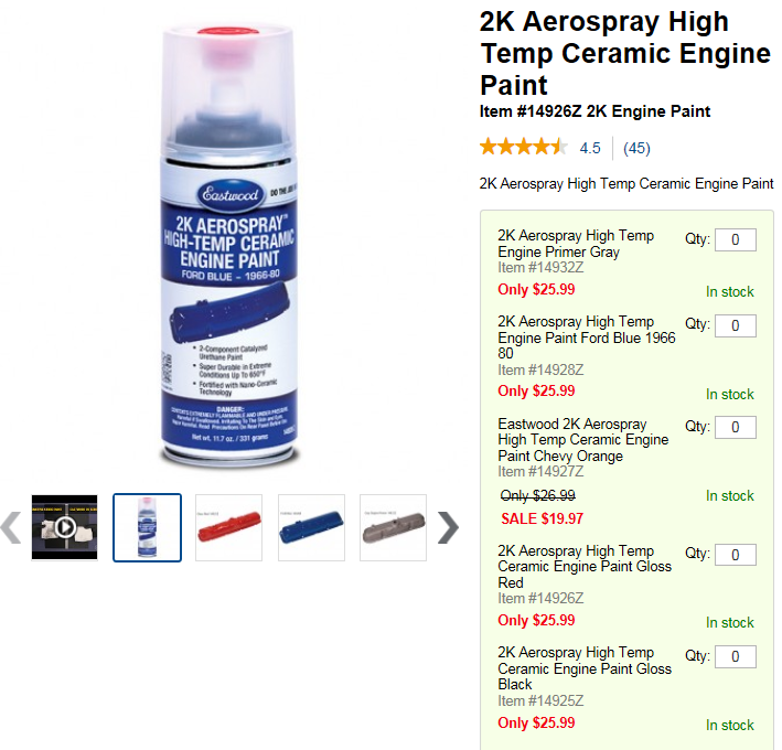 How to Paint an Engine - 2K AeroSpray High Temp Paint & Metal