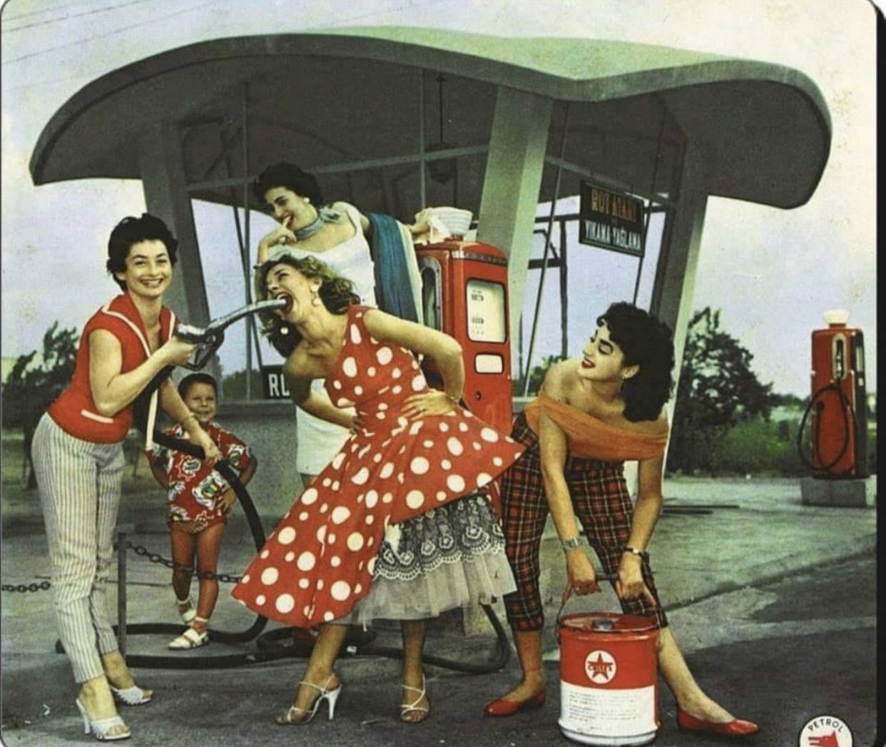 History - Images of vintage gas stations ~ pre 65