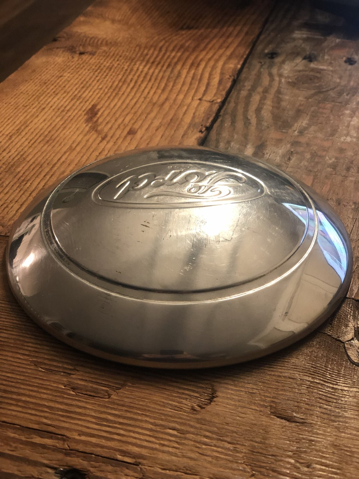 1936 Ford spare tire cover hubcap | The H.A.M.B.