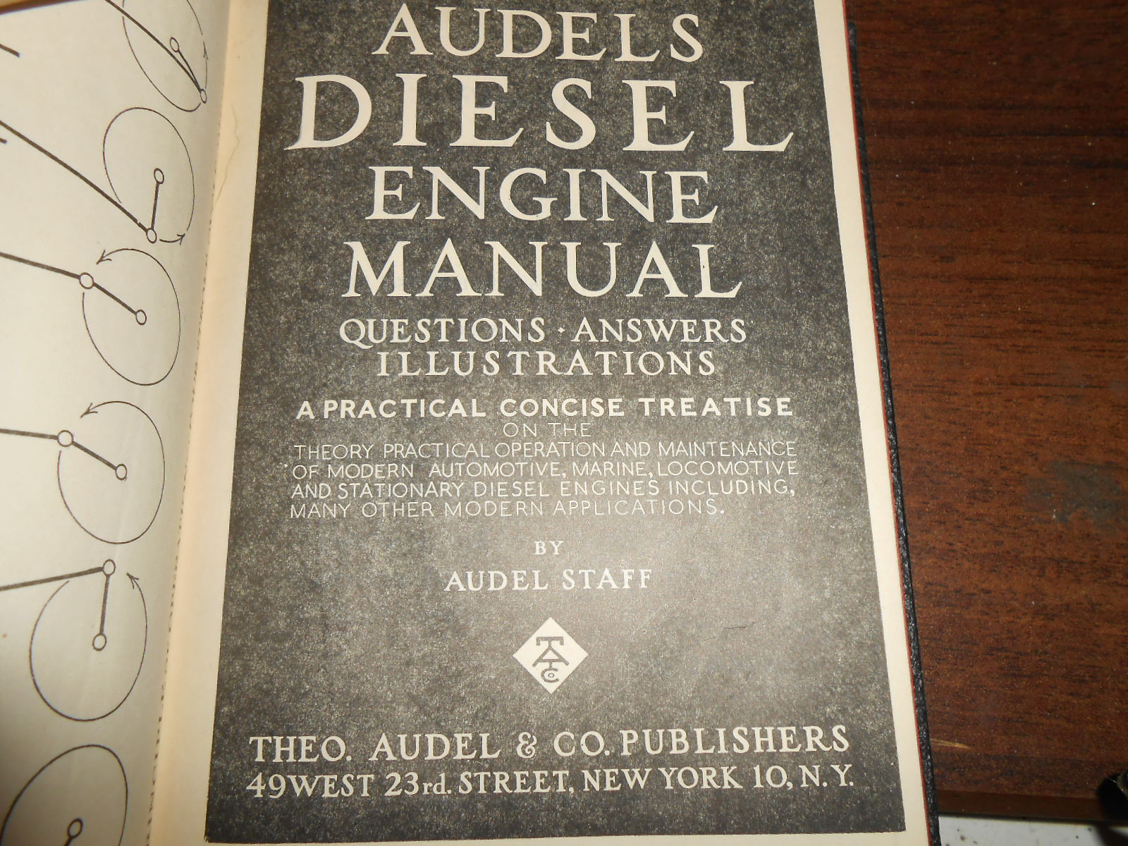 Audels Diesel Engine Manual; A Practical, Concise Treatise On The