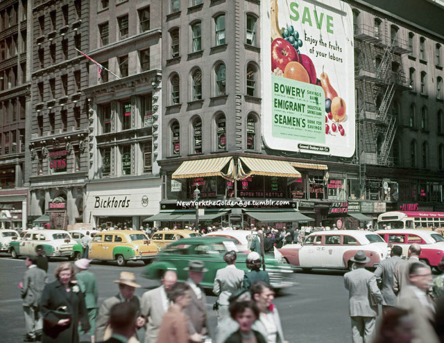 Fifth Ave. & 42nd St., 1950.jpg