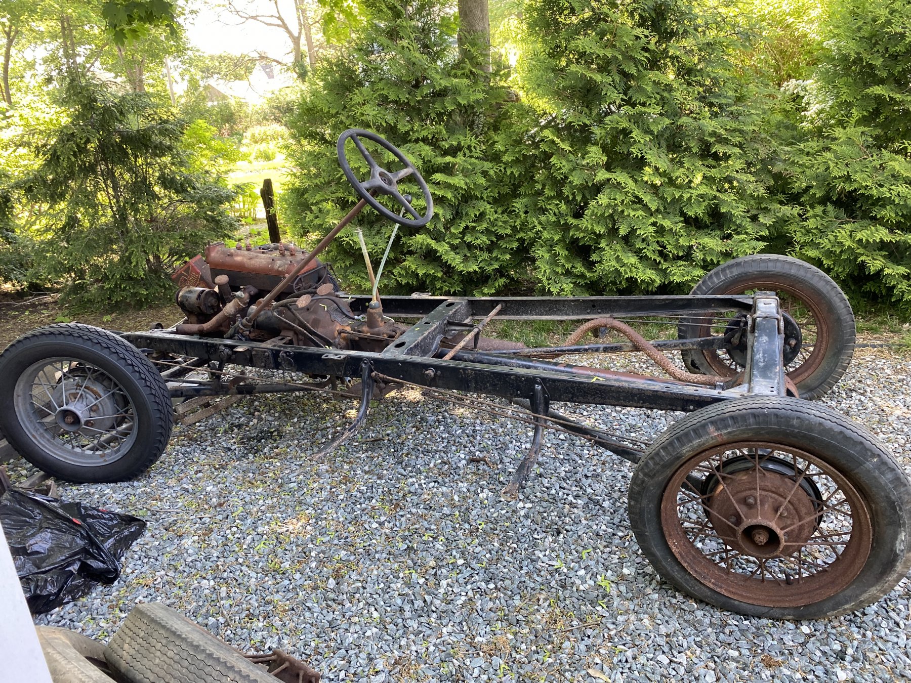 1931 Ford Model A Rolling Chassis With 4 Banger The H A M B | Free Hot ...