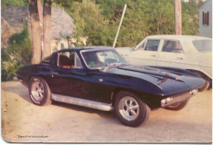 my 64 Corvette in 1973.JPG
