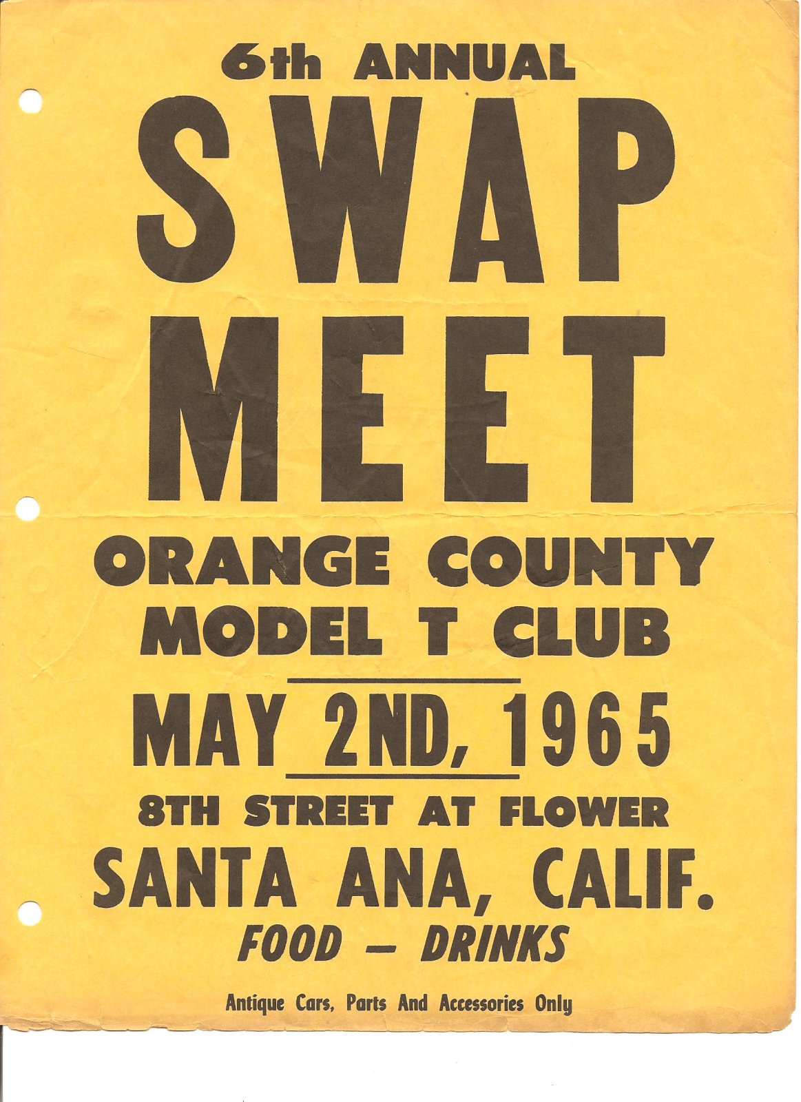 SO.CAL. early swap meet ORIGINAL FLYERS 1963--1972 001.jpg