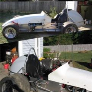 vintage Watson style champ dirt car bodywork