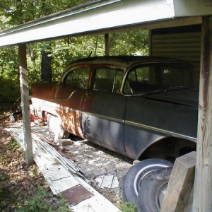 55 Olds 88 4door post project