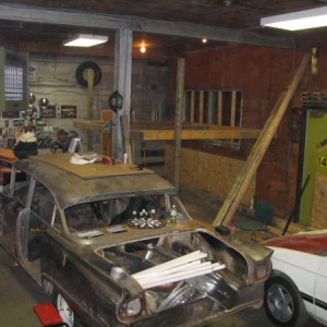 my shop while i was bulding my loft