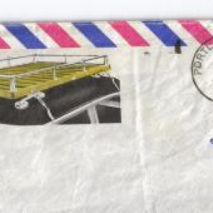 1964 ENVELOPE THAT CONTAINED CARTER CAR PAC PAMPHLET, REQUESTED BY ORIG. OWNER (WHO SOLD MY RACK TO ME-HE KEPT ALL ORIG. CORRESPONDENCE FROM WHEN HE REQUESTED SALES LITERATURE IN 1960, AGAIN IN 1964, AND WHEN HE PURCHASED IN 1964).
***RACK WAS USED 6-7 TIMES< KEPT HUNG UP NEAR CEILING...SINCE 1960's!  NOS, BASICALLY - NEAR MINT.