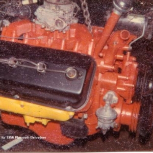 1956 Belvedere engine