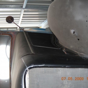 have to rotate this one. fiberglass shell instead of the steel one I picked up