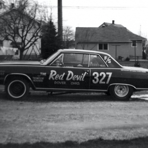 Tweeds Red Devil -  1st serious race car. 327/250HP F/S. Jenkins motor!