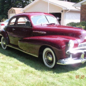 My 42 Olds Model #66 Club Coupe - Hydra-matic drive.