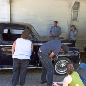 Shining up the coupe