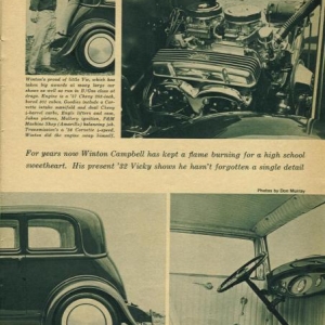 Winton Campbell, Hot Rod, August 1962