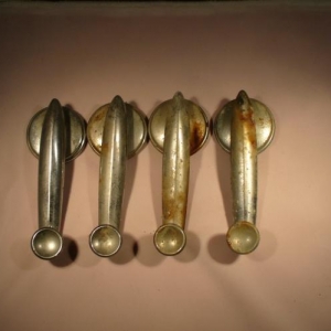 window cranks....just need cleaning and possible rechroming
