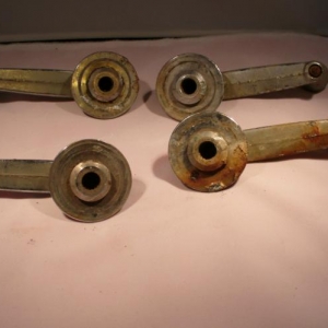 Back of window cranks....bottom right one is the worst...but fixable