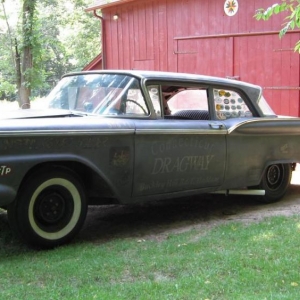 "Jack The Ripper" Connecticut Dragway 1959 Ford Custom 300 Sedan B/Modified Production, 1961 NSTA Record Holder