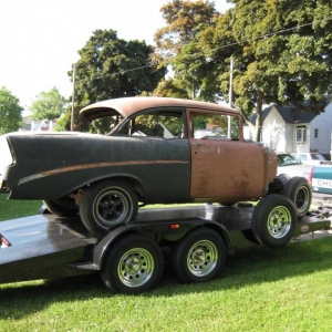 56 chevy gasser
