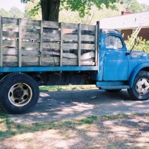 The 49 Dodge that is getting the Dakota frame & drivetrain.