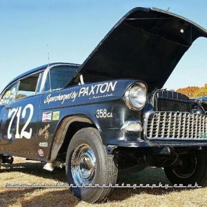 "Lucille" 1955 Chevy Bel Air Sport Coupe B/Gas Supercharged