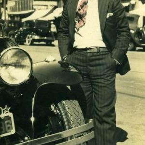 Grandpa and his 30s Buick