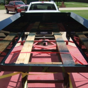 bed ready for wood