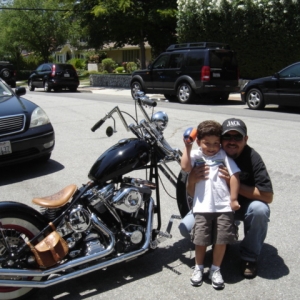 Me and Pops on the Scooter