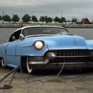 Dropping anchor in Racine Wis. on 2007 Power Tour