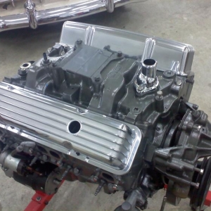 It's only a 305, but it runs great and maintains good oil pressure. And it looks a ton better.