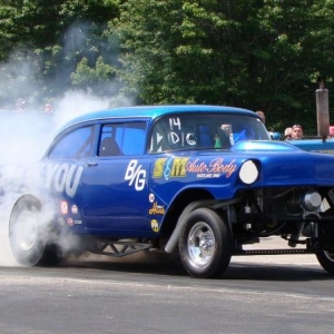 my 56 chevy gasser