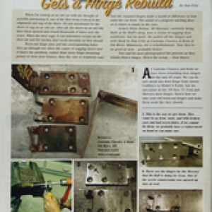Old Skool Rodz Magazine article on CCRs hinge rebuilding