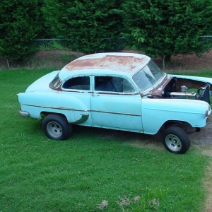 1954 Gasser with 57' Tk axle.