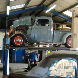 Here we go , fingers & toes crossed. this is worce than going to the Dentist.....Ive still got the front & rear fender`s to paint also running boards