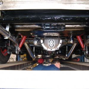 29 March 2012 .....Ally axle cover. Tailpipe jube clips only temp. fittings
