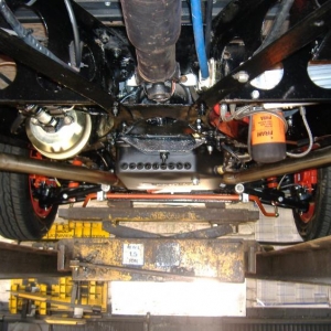 29 March 2012....Fully filtered Turbo 350 slushbox with Dell airflow  sump pan