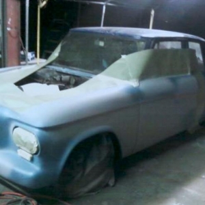 she's almost ready for paint! May 2012