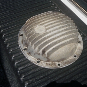 Vintage Cal Custom cover after years of neglect.  Ready for the make-over. July 2012.