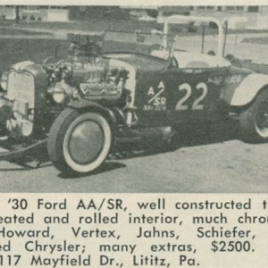 Hot Rod Ads from the 60's