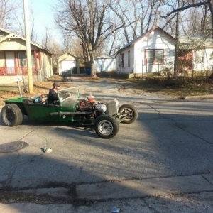 My son's first ride in a hot rod. 

He begged and begged to ride again, I'm so proud of the lil fella!