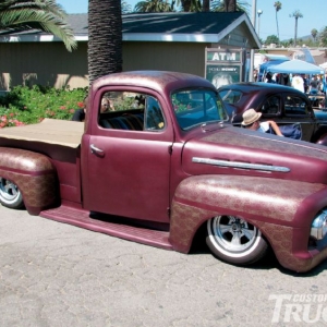 1002cct 07 o+2009 primer nationals classic truck event+1951 ford f1 pickup truck