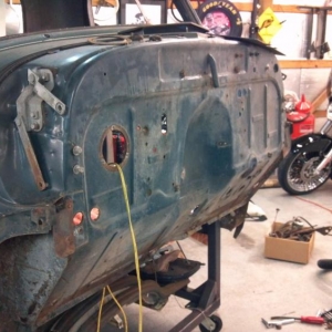 stripping the cab