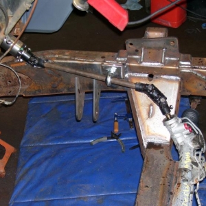 Steering shaft mocked up