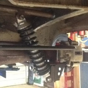 Finishing up the rear