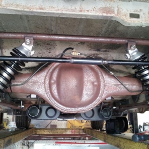Finishing the rear